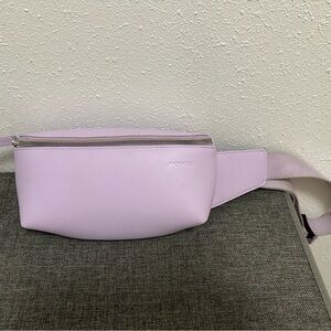 Monos Metro Sling - purple vegan leather crossbody belt bag